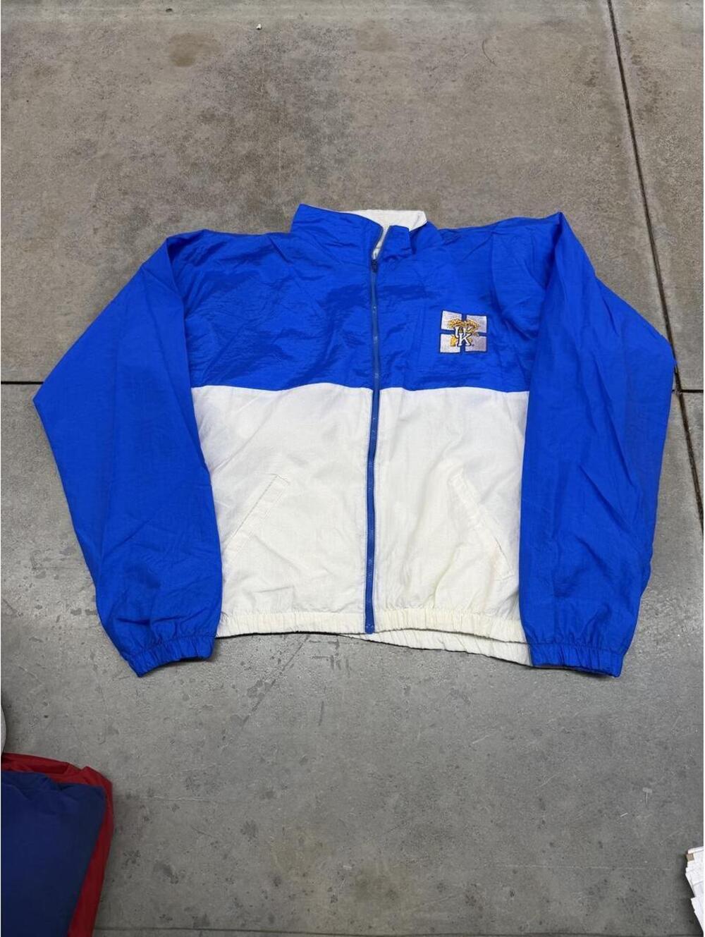 vintage university of kentucky wildcats collegiate made in usa track jacket